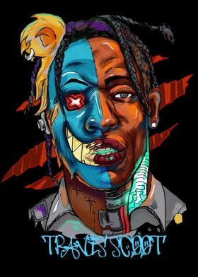 Travis Scott Digital Art