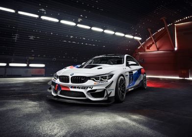 BMW M4 GT4 Race Car