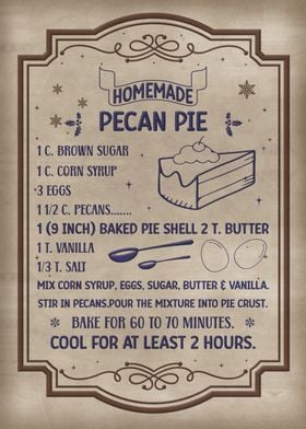 Homemade Pecan Pie Recipe