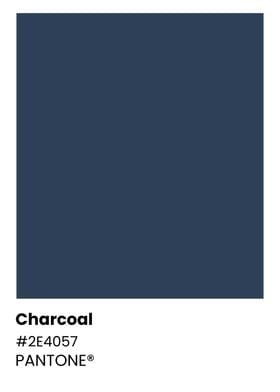 Pantone Charcoal Color