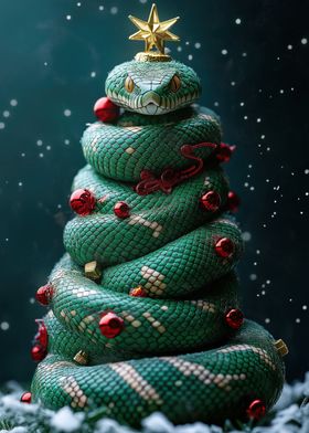 Snake Christmas Tree