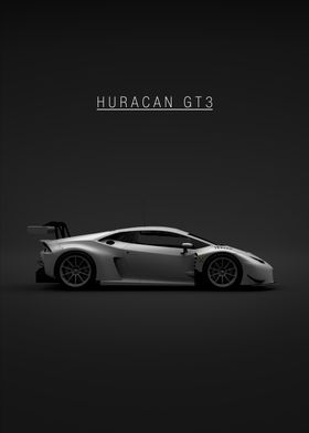 Lamborghini Huracan GT3 - Grey Racecar