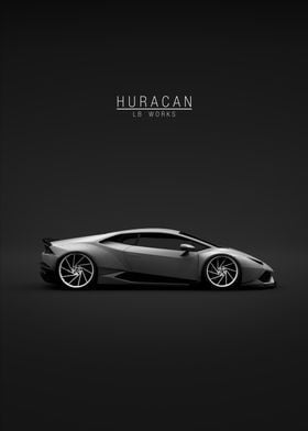 Lamborghini Huracan LB Works 2015 - Grey