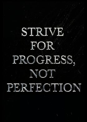 Strive for Progress