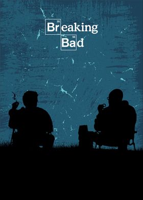 Breaking Bad Silhouette Poster