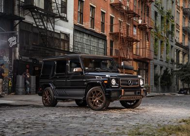 Black Mercedes G-Wagon