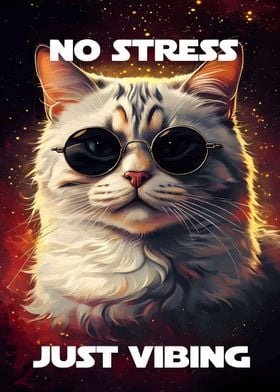 Chill Cat Poster