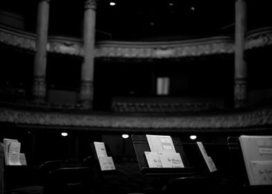 Empty Orchestra Stage