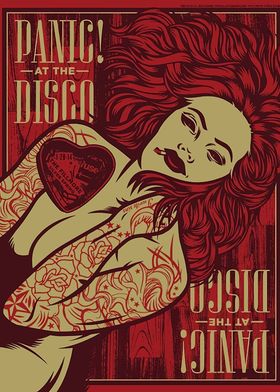 Panic! At The Disco Concert Poster