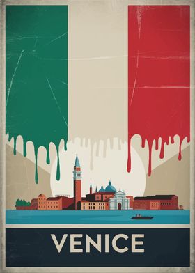 Venice Vintage Poster