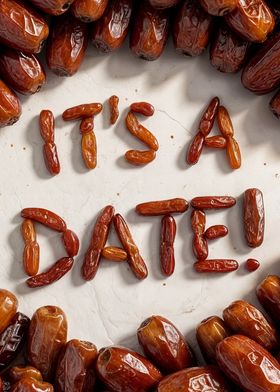 Date Pun Food Art