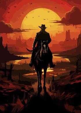 Sunset Rider Red Dead