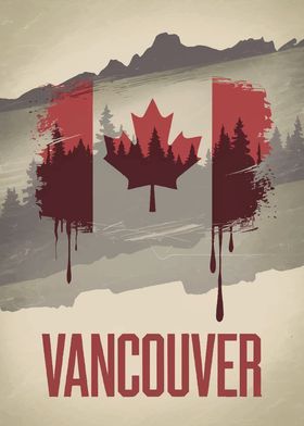 Vancouver Canada Flag