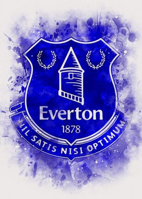 Everton Watercolor Crest