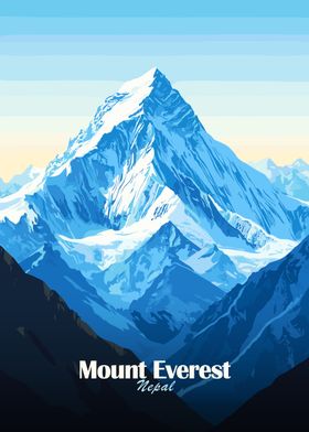 Mount Everest Illustration