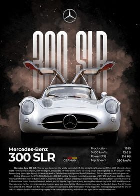 Mercedes-Benz 300 SLR Poster