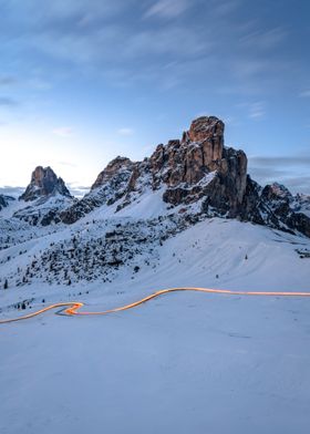 Mountain Road at Dusk | Dolomiten