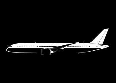 787 Silhouette