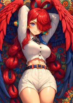 Red-Haired Angel Girl