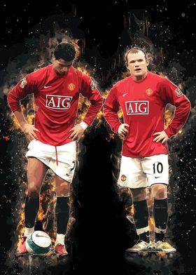 Ronaldo & Rooney Manchester United