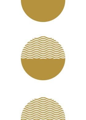 Gold Circle Pattern