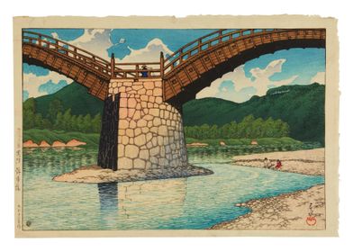 Japanese Bridge Landscape