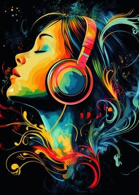 Colorful Music Lover