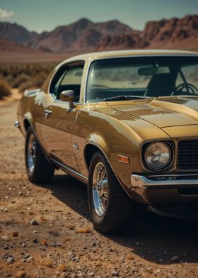 Classic Gold Camaro