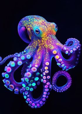 Neon Octopus