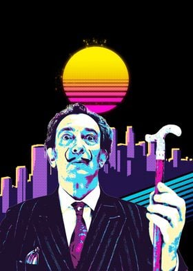 Salvador Dali Retro Art