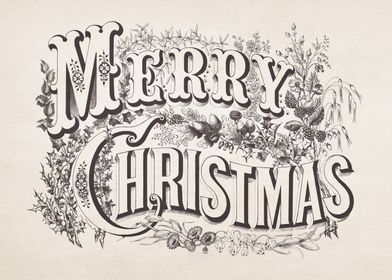 Vintage Christmas Greeting