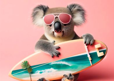 Koala Surfer