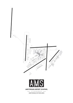 Amsterdam Airport Schiphol Map