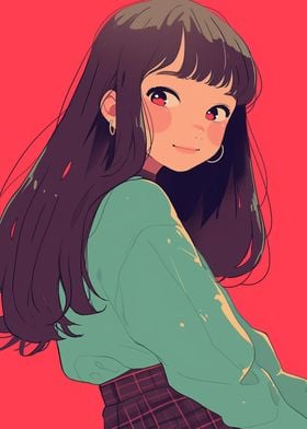 Anime Girl Portrait