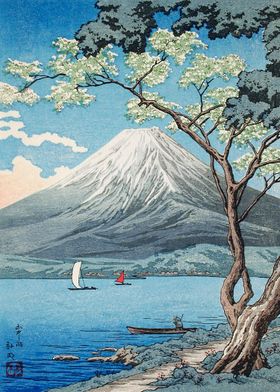 Mount Fuji Woodblock Print