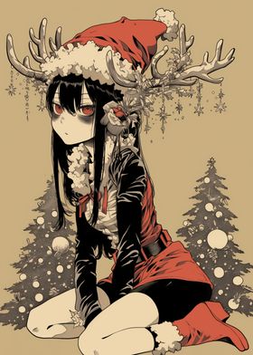 Christmas Anime Girl