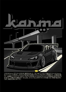 Toyota 86 Karma Body Kit Black