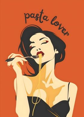 Pasta Lover Illustration