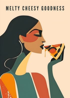 Pizza Lover Illustration