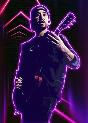 Guitarist in Neon Lights