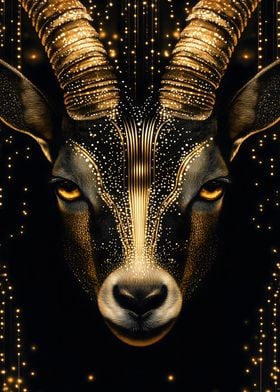 Golden Antelope Animal