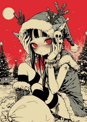 Gothic Christmas Elf