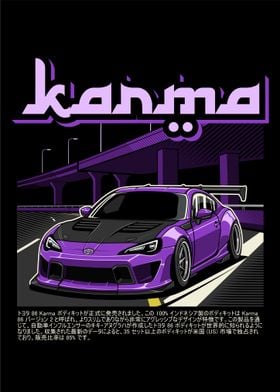 Purple Toyota 86 Karma Body Kit