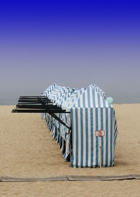 Cabanas on the beach