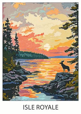 Isle Royale Sunset