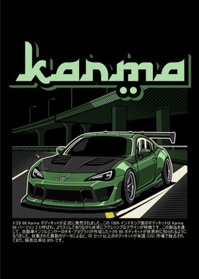 Toyota 86 Karma Body Kit Green