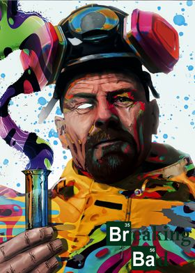 Walter White Breaking Bad Art