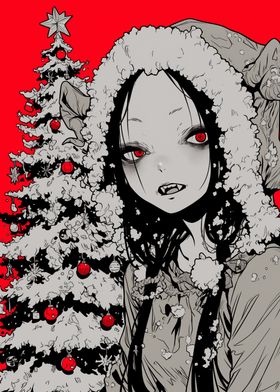 Vampire Girl Christmas