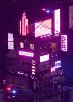 Neon Cityscape