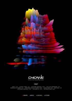 Chicane - Far From The Maddening Crowds (1997) - 3D Album style